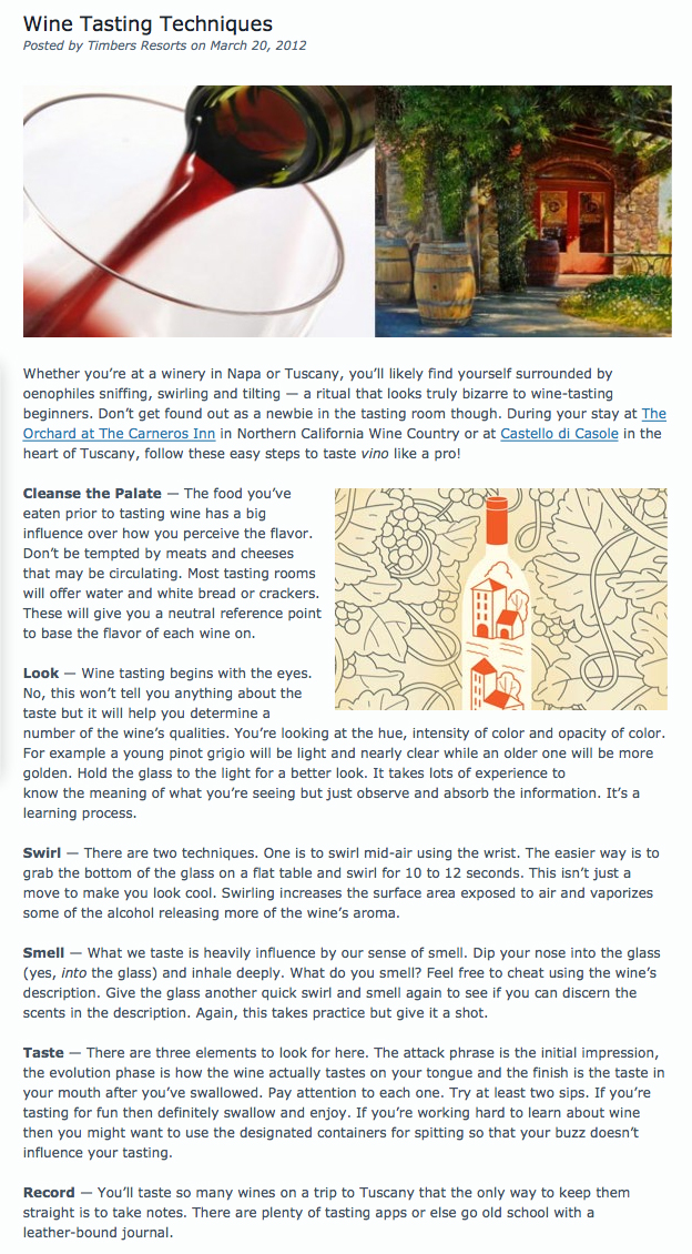 Wine Tasting Techniques