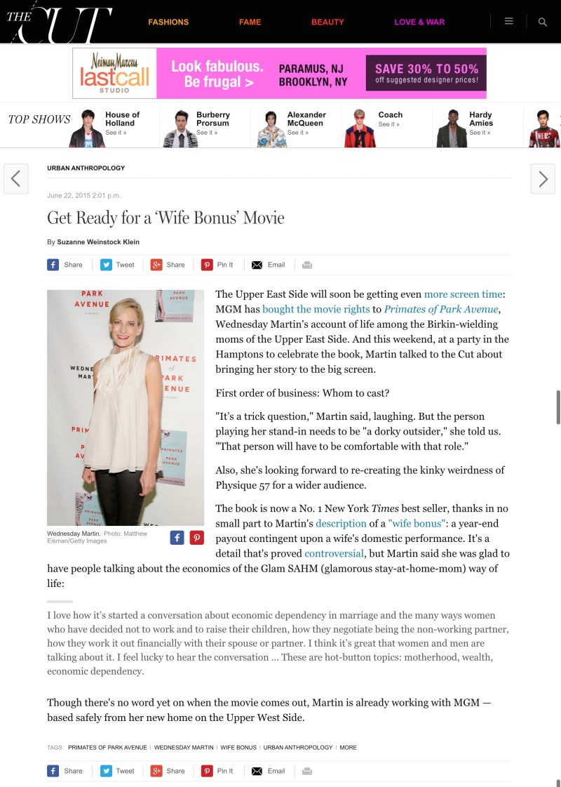 Get Ready for a ‘Wife Bonus’ Movie    The Cut